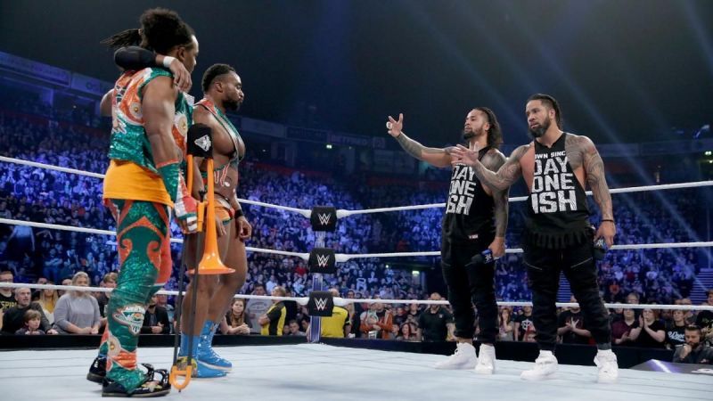 The Usos immediately address The New Day after their win, saying, &acirc;There ain&acirc;t no SmackDown tag team division without The Usos and The New Day.&acirc;
