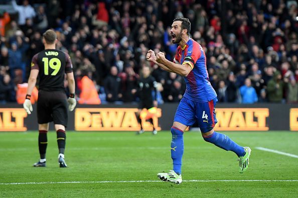 Milivojevic after scoring against Arsenal - Premier League