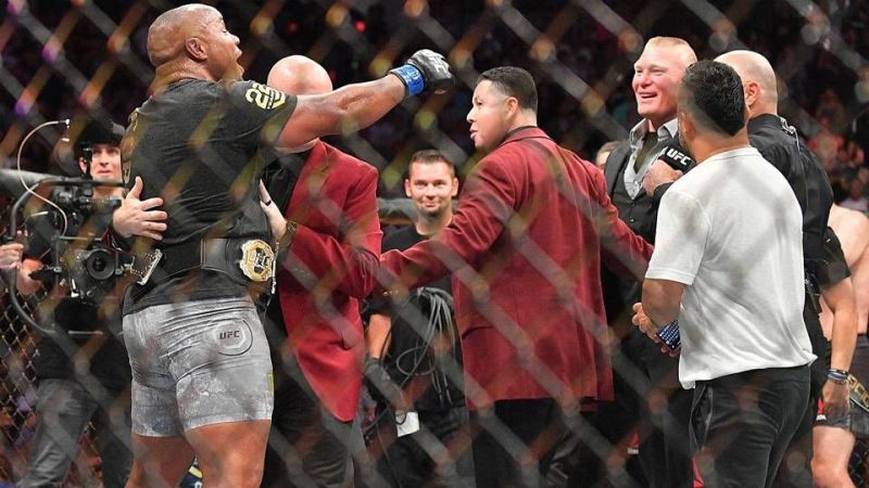 Cormier vs. Lesnar may not be exclusive to the Octagon.