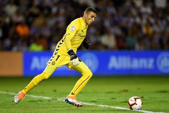 Real Valladolid goalkeeper Jordi Masip