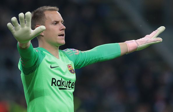 Ter Stegen made an uncharacteristic error against Real Betis