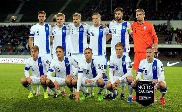 The Finland team that played in the World Cup qualifiers