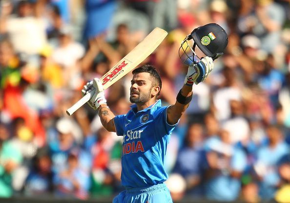 Kohli has become the first Indian batsman to score 3 consecutive ODI centuries