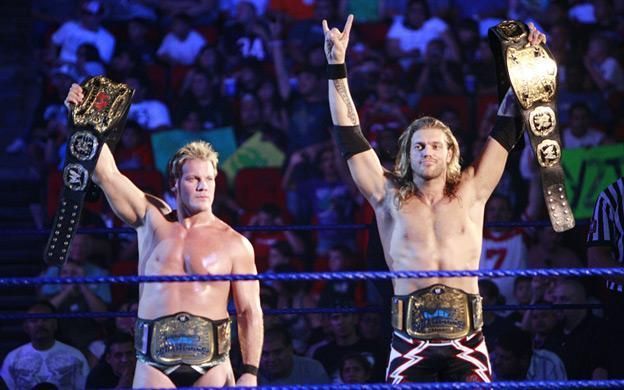 Edge and Jericho as champions.