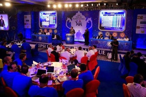 The Indian Premier League auction.