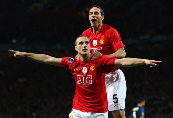 Nemanja Vidic and Rio Ferdinand,&Acirc;&nbsp;both left Manchester United on a free transfer