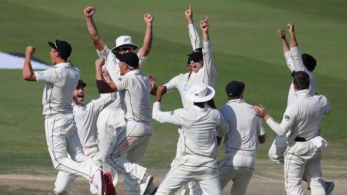 New Zealand beat Pakistan in a thriller by 4 runs at Abu Dhabi