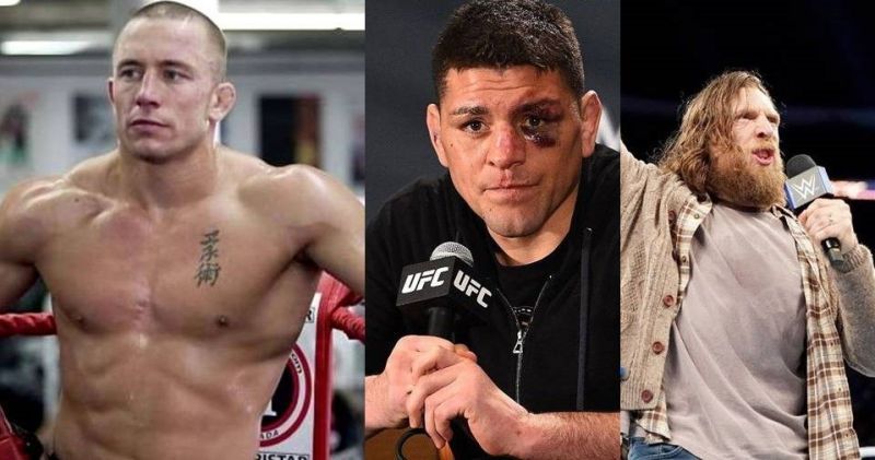 Georges St-Pierre (left) channeled his 