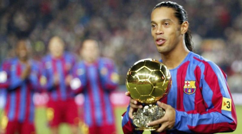 Ronaldinho was on the brink of signing for Manchester United in 2002. (Image: FourFourTwo)