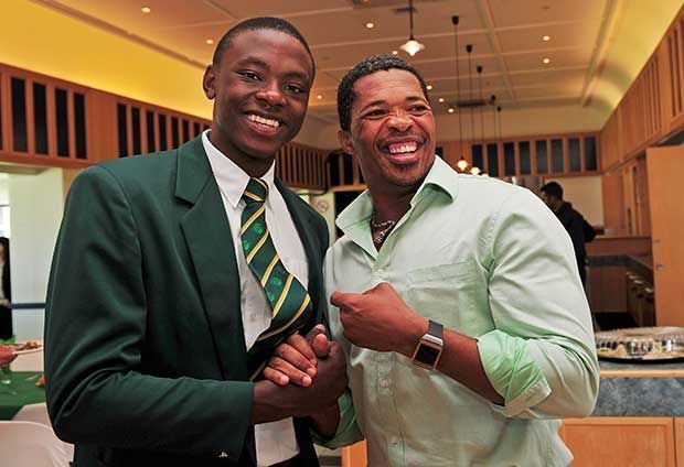 Rabada and Ntini (Image credits: SACricketmag)