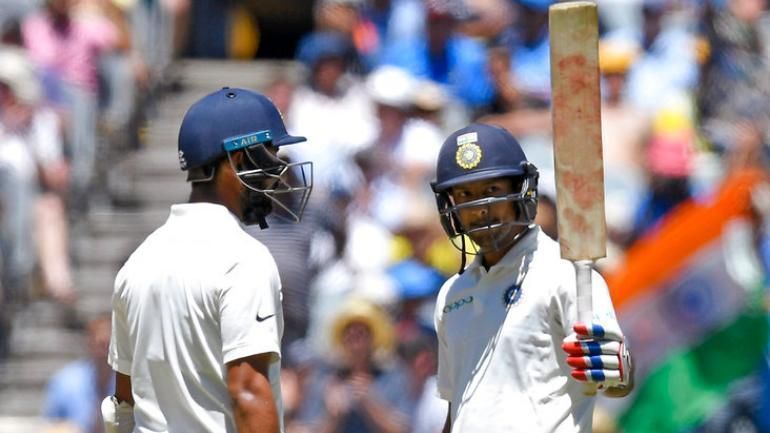 Mayank Agarwal scored a fifty on his Test debut
