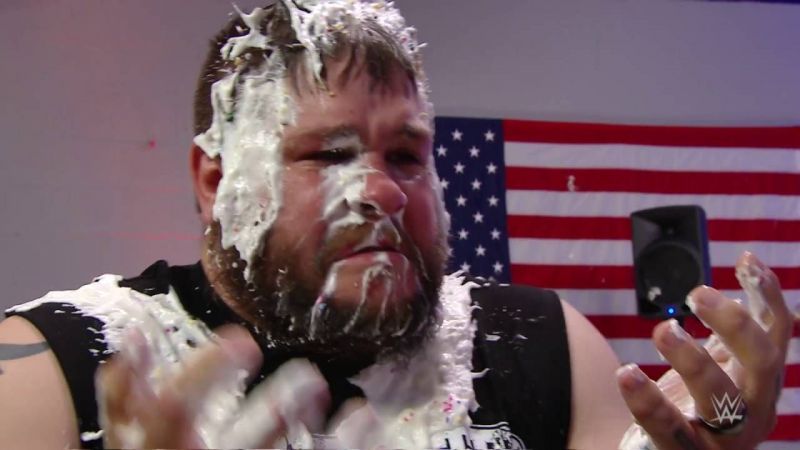 For two years, Kevin Owens's pie assassin has been on the lamb