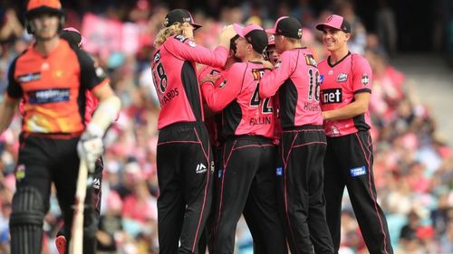 Sydney Sixers celebrate