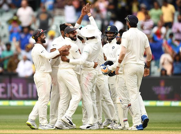 India take a 1-0 lead in the 4-match Test series