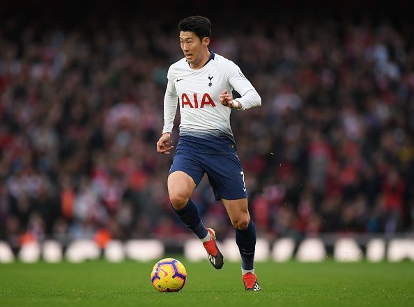 The central maxima for Spurs: Son Heung Min