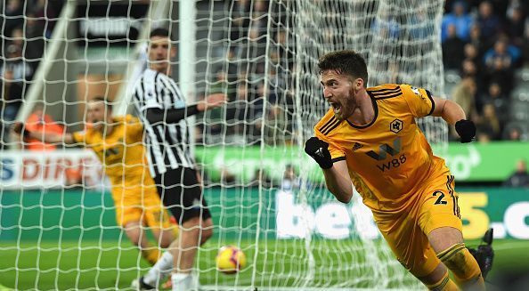 Doherty celebrates scoring against Newcastle