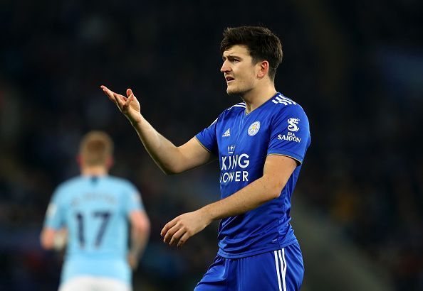 Leicester City&#039;s Harry Maguire was linked with a big money move to Manchester United this Summer.