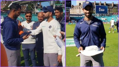 Hanuma Vihari was given his first Test cap by Virat Kohli in the fifth Test of India's Tour of England