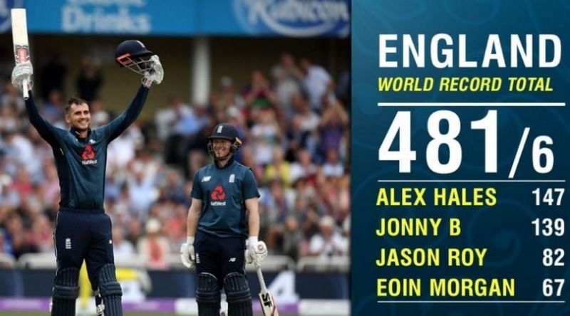 England Registered Highest Ever ODI total