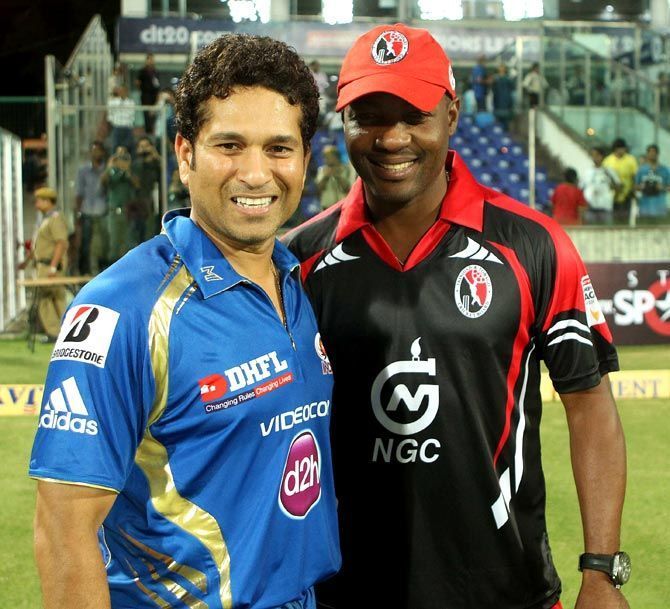 Sachin Tendulkar and Brian Lara