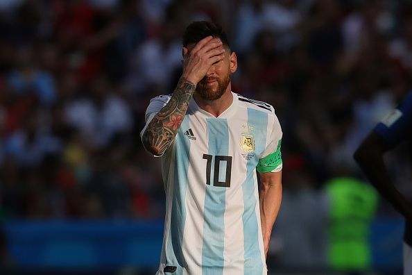 Messi suffered heartbreak with Argentina at the World Cup