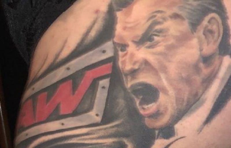 The rest of the tattoo is historical for those who remember one of Vince&#039;s former &#039;clubs&#039;.