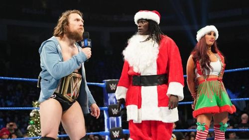 Daniel Bryan was the 'Grinch' during this week's Christmas-themed episode of SmackDown Live