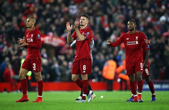 Liverpool qualified for Champions League round of 16 by beating Napoli 1-0 at Anfield