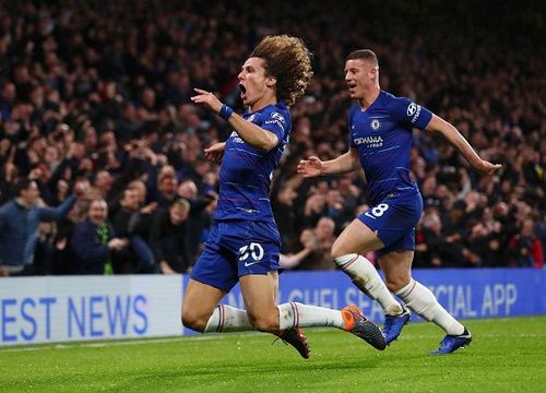 David Luiz's header all but sealed the victory for Chelsea