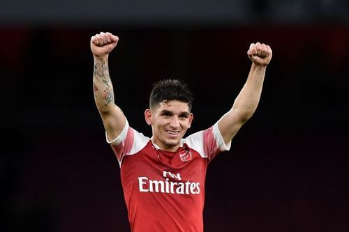 Torreira scored Arsenal's fourth goal of the derby