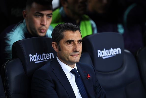 Barcelona manager Ernesto Valverde