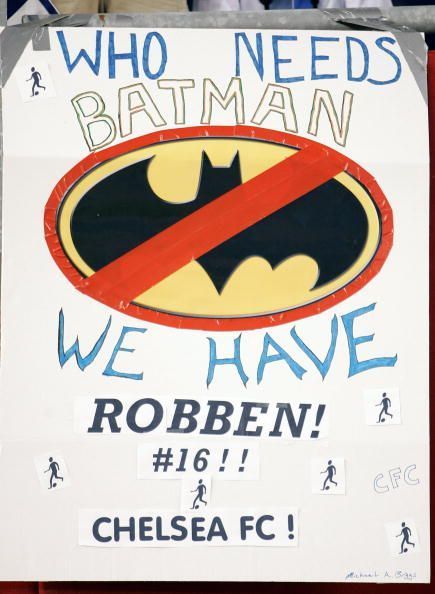 An Arjen Robben poster