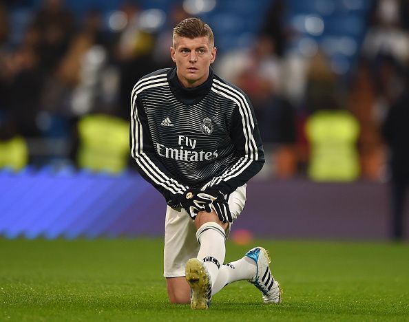 Real Madrid midfielder Toni Kroos prior to Saturday&#039;s match versus Rayo Vallecano