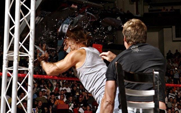 In one of the most brutal wrestling moments, Y2J drives HBK through the Jeritron 5000!