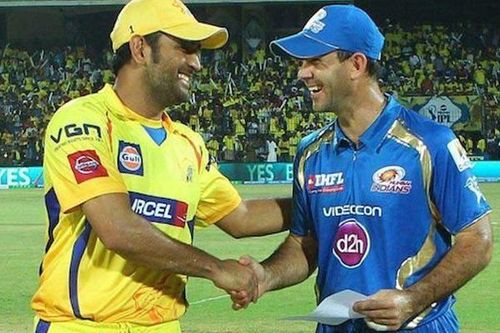 MS Dhoni and Ricky Ponting