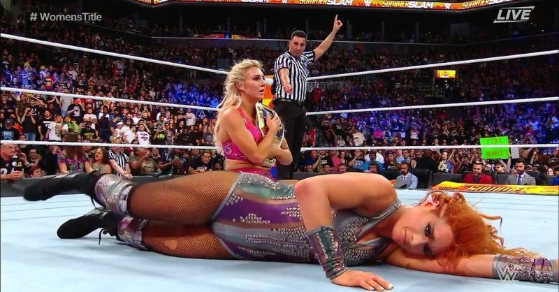 Lynch plots her betrayal, after losing out to Flair in a Women&#039;s Title match at Summerslam.