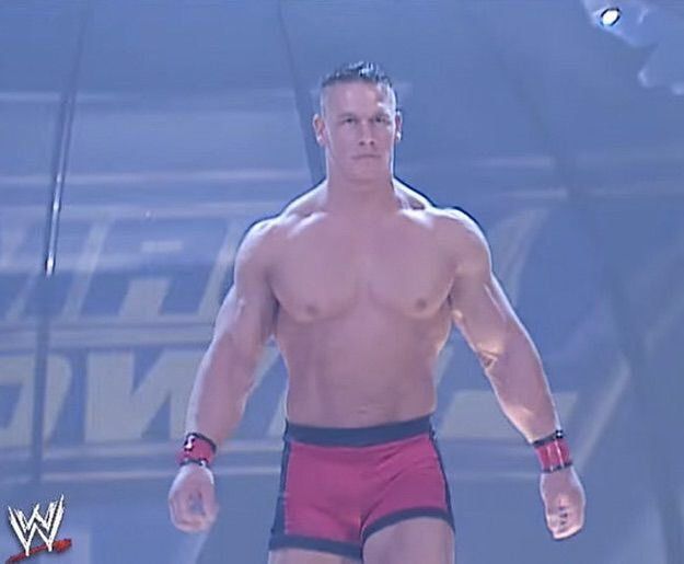 A very bland Cena makes his way to the ring