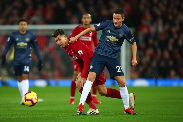 Herrera struggled to make an impact in midfield