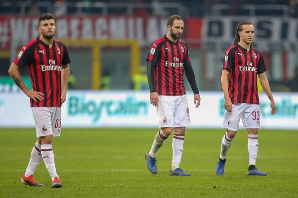 AC Milan are somewhat struggling this season