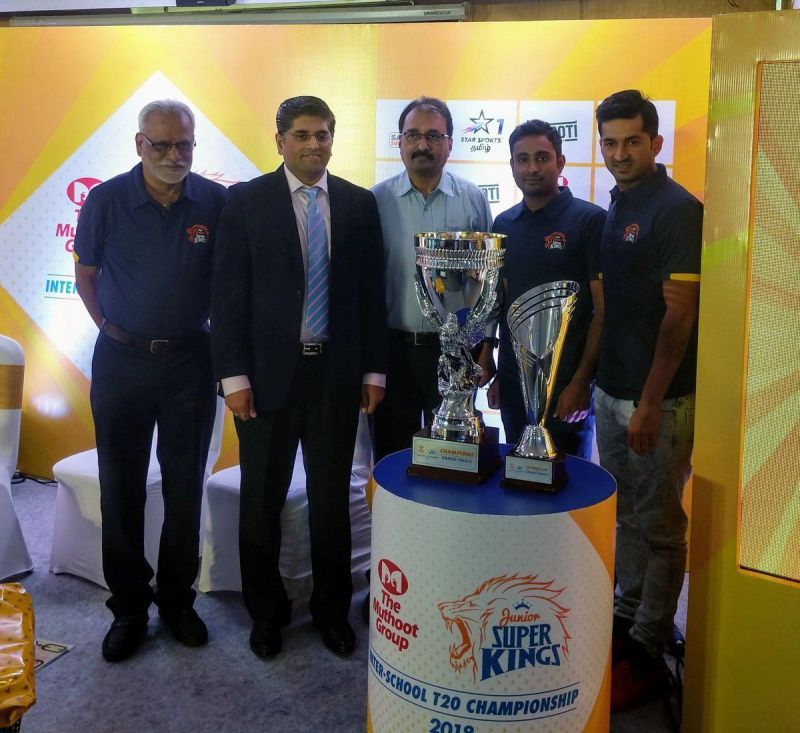 The Junior Super Kings 2018 trophy