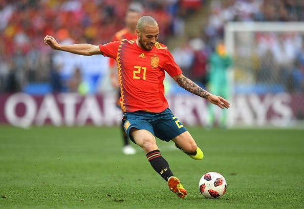 David Silva at the 2018 World Cup