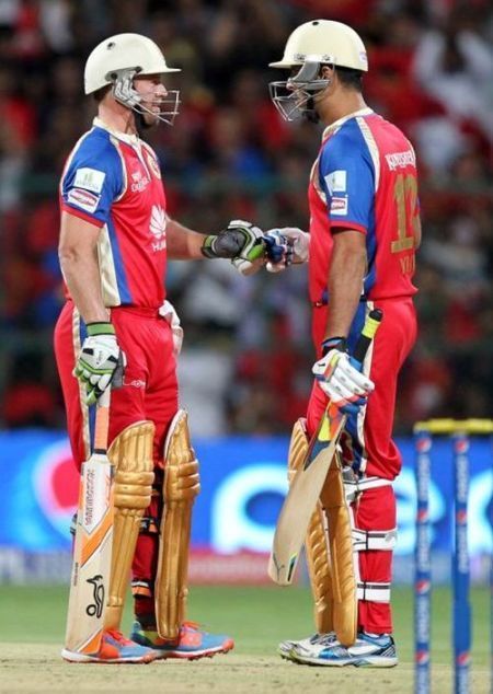 AB de Villiers and Yuvraj Singh