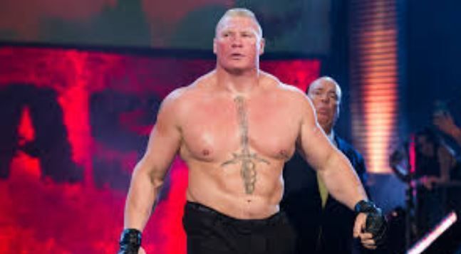 brock lesnar on raw