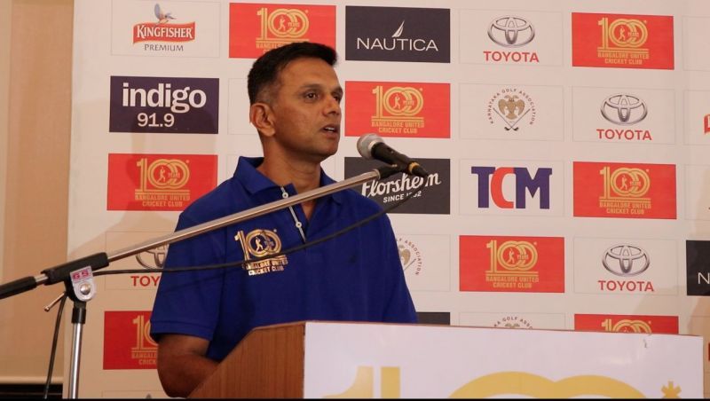 Rahul Dravid at the KGA on Friday