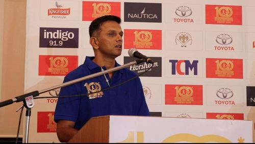 Rahul Dravid at the KGA on Friday