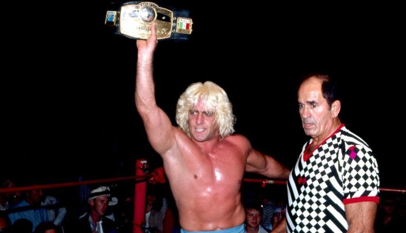 Flair didn&#039;t always have the chance to hold gold.