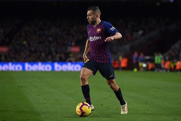 Barcelona defender Jordi Alba had another sensational game