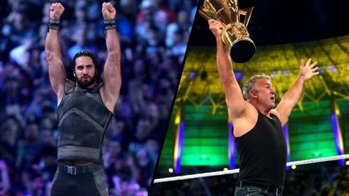 Seth Rollins and Shane McMahon