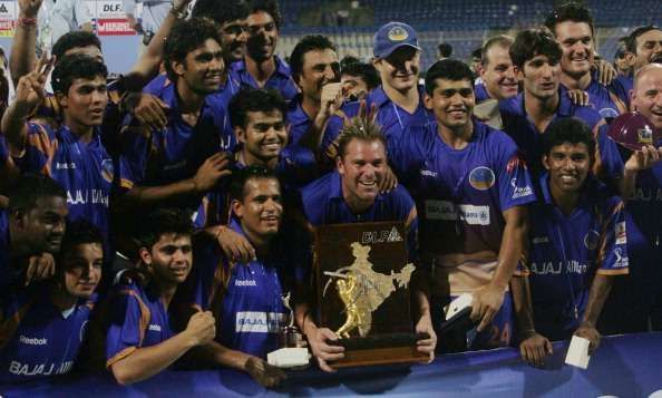 Rajasthan Royals won the first edition of IPL 