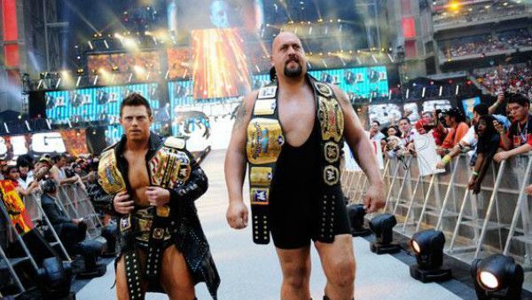 The Miz held 3 title belts when he entered at WrestleMania 26.